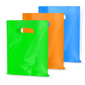 กระเป๋าถือพลาสติก PE สำหรับซื้อเสื้อผ้าเทศกาล - Product Image 3