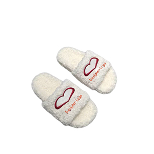 Ciabatte di Lusso con Plateau per Donne, Scarpe <span class=keywords><strong>Calde</strong></span> Ricamate e Pelose - Product Image 5