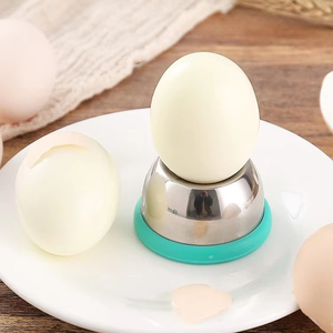 Perforador de Huevos de Acero Inoxidable 304, Perforador de Huevos para Pelar Fácilmente Huevos Cocidos, Utensilios de Cocina - Product Image 2