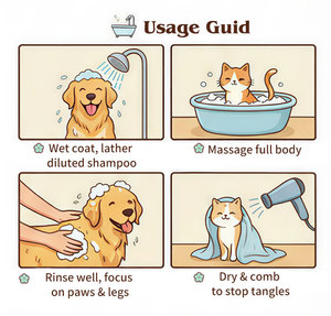 MORETIPS Shampoing pour animaux de compagnie hydratant, réparateur et nourrissant, parfum boisé de rose, 2L, désodorisant, pH doux pour chiens - Product Image 4