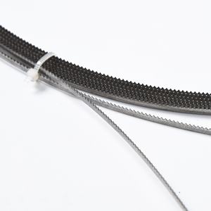 Lame <span class=keywords><strong>de</strong></span> couteau à bande oscillante pour machine à contour CNC avec dents pour couper la mousse, le PU, etc. Largeur 3mm * Épaisseur 0.6mm T 18tpi 24tpi - Product Image 1