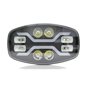 Faros LED de alta potencia para camiones, luces superiores <span class=keywords><strong>Orka</strong></span> cuadradas de 9 ", focos todoterreno, modelo ruso modificado - Product Image 3