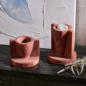 Moderno mármol rojo decoración del hogar escritorio escultura objeto decoración hogar accesorio para sala de estar - Product Image 5
