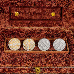 Boucles d'oreilles clous en argent 925 plaqué or, motif fleur hip-hop, avec halo de moissanite et diamants, plusieurs tailles, vente en gros, cadeau de luxe unisexe pour fête - Product Image 4