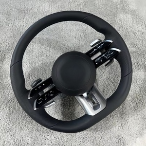 Bán nóng phù hợp cho Mercedes Benz sợi carbon da AMG tay lái GLC GLe GLS GLK C Class w204 C63 W212 w218 w207 w172 - Product Image 2
