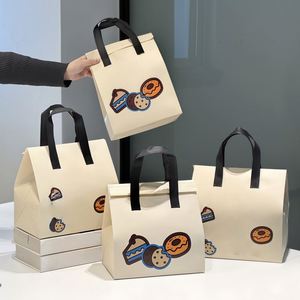 Sacs isothermes personnalisés Genbos en non-tissé pour plats à emporter/desserts/gâteaux – Vente directe usine – Sacs thermiques d'emballage - Product Image 2