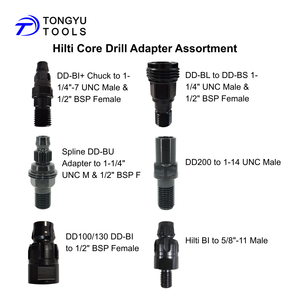 金刚石岩心钻头适配器DD-BI + 卡盘至1-1/4 "-7 UNC公和1/2" BSP母，重型数控系统为喜利得DD100 DD120制造 - Product Image 6