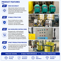 Équipement de dosage en ligne entièrement automatique de 200 L pour système de climatisation centralisée, système d'injection de produits chimiques pour le traitement de l'eau