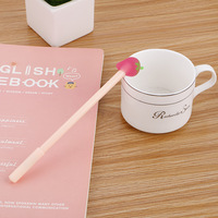 Stylos gel créatifs en forme de fruits, mignons et frais, fournitures scolaires pour étudiants, papeterie de bureau