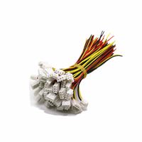 JST XH2.54 konektor kabel kawat 2.54mm 26AWG 300mm soket steker betina pria 2/3/4/5/6/7/8/9/10 Pin Pitch untuk peralatan rumah tangga