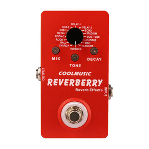 Pédale multi-effets pour guitare 9V DC, réverbération numérique, pédales multi-effets pour guitare - Product Image 1