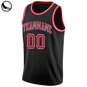 Camiseta de Baloncesto BETHERIVAL de Poliéster Lisa Roja y Blanca - Product Image 2