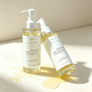 Aceite Limpiador Control Pores Heartleaf de Marca Blanca con Vitamina E, Desmaquillante Profundo para Puntos Negros y Sebo OEM - Product Image 6