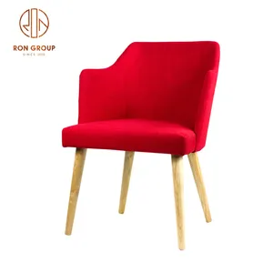 Factory Direct Sale Modern High Quality Cheap Price Fashion Popular Beautiful High End Ash Wood Legs Restaurant Chairs For Sale