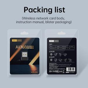 Plery U160 aic8800fc <span class=keywords><strong>Wifi</strong></span> 6 USB <span class=keywords><strong>Adapter</strong></span> 2.4GHz 300Mbps wpa3 cho <span class=keywords><strong>Windows</strong></span> 7 <span class=keywords><strong>8</strong></span> 10 11 PC máy tính xách tay - Product Image 6