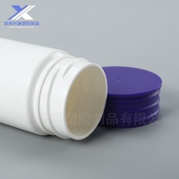Bouteille en plastique vide de qualité pharmaceutique pour pilules, médicaments, vitamines, capsules, avec logo personnalisé, 200 ml, 250 ml