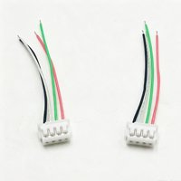 Cableado Personalizado de 4 Pines con Extremo Abierto, Cable Conector de Una Sola Cara con Extremo Estañado para Cableado Electrónico Interno de Electrodomésticos