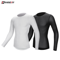 DAREVIE personnalisé léger maille tissu vélo vélo chemise blanc noir cyclisme maillot sous-vêtements vêtements cyclisme couches de Base