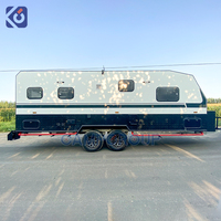 Caravane compacte CAMPTRL à vendre, châssis en aluminium, essieu torsionnel, remorquage facile par véhicule de taille moyenne