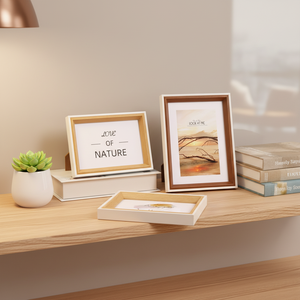 Cadres photo muraux modernes de haute qualité en MDF écologique, imprimés en typographie <span class=keywords><strong>à</strong></span> 6 couleurs, pour filles, multiples - Product Image 2