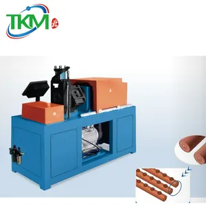 TKM High frequency copper metal stainless steel tube pipe end sealing forming closing spining machine/tube end closing machine