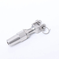 SS 304 316 Rigging Hardware Drahtseil klemme Quick Swa geless Machined Eye Terminal