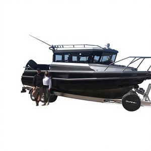 Bateau à moteur/yacht/bateau <span class=keywords><strong>de</strong></span> <span class=keywords><strong>pêche</strong></span> en alliage d'aluminium GP-E750 <span class=keywords><strong>de</strong></span> 7,5 mètres, export direct d'usine <span class=keywords><strong>de</strong></span> Qingdao, bateau <span class=keywords><strong>de</strong></span> <span class=keywords><strong>pêche</strong></span> en mer agréé - Product Image 1