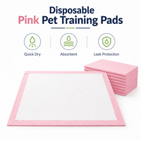 Feuilles absorbantes jetables pour animaux de compagnie, exportées directement d'usine, avec couche absorbante haute capacité et barrière anti-humidité, pour usage domestique et en clinique vétérinaire