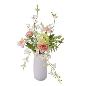 Bouquet de fleurs artificielles Muyun Chunshu en tissu tissé plastique pour décoration de mariage CF02094 - Product Image 5
