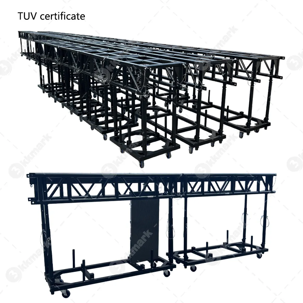 TUV certificate 1m 2m 3m Aluminum PRT Tyler GT moving light led video tower equipment pre rig prepig rigged truss