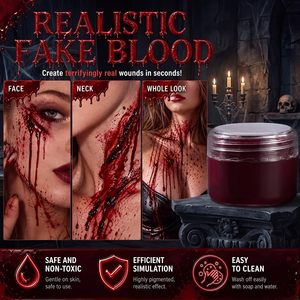 Kit de maquillage SFX pour le visage, ensemble d'effets spéciaux pour le corps, maquillage pour fête d'Halloween, cosplay - Product Image 3