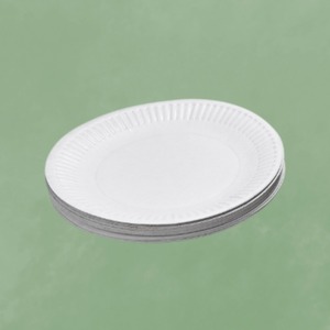 Assiettes en papier rondes épaisses pour les fêtes d'anniversaire, les pique-niques, les stands de nourriture et les exigences de service de restauration du fournisseur indien - Product Image 1