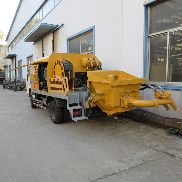 Machine à jet humide à double buse montée sur camion à vendre