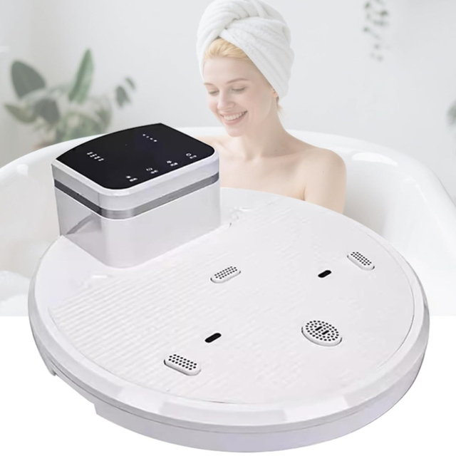 Cold/Warm Air Dual Waterproof Full Body Dryer After Shower Bathroom 1500W Body Care Dryer With LED Feet Touch Panel 4 Speeds