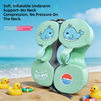PiaoPioFish Bouée de natation non gonflable pour bébé en mousse EPE et PVC, flotteur de cou pour nouveau-né 0-12 mois, aide à la natation pour enfants, sécurité portable