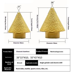 <span class=keywords><strong>ดอก</strong></span><span class=keywords><strong>สว่าน</strong></span>เหล็กพร้อมดอกคว้านเพชรแบบเกลียวหัวเจียรมุมสำหรับหินคอนกรีตและการเจาะกระเบื้องเซรามิก - Product Image 2