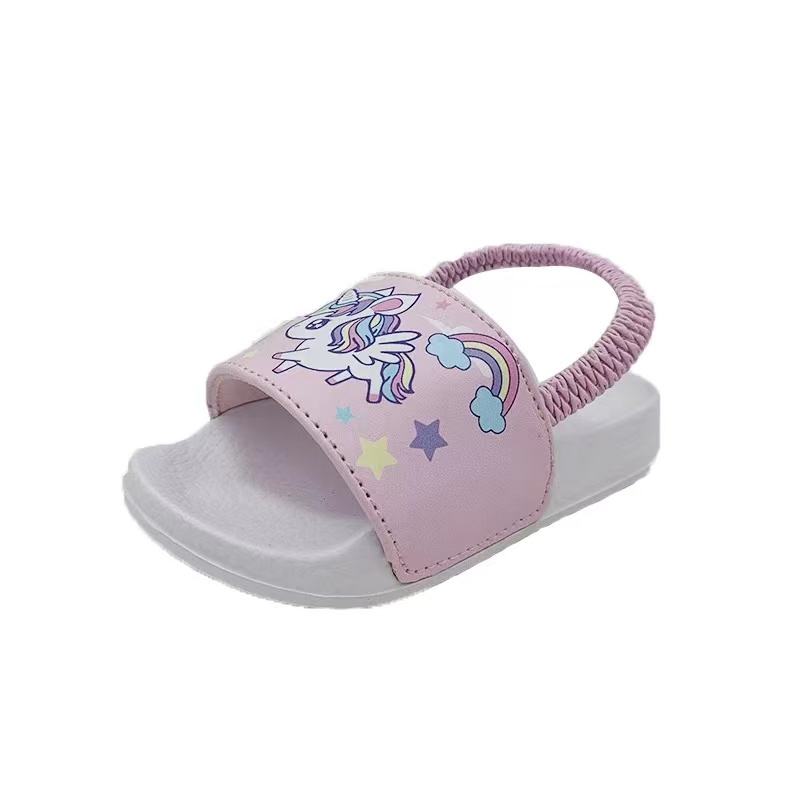 2022 Bath Shower Slippers Kids Soft Slide Sandals Non-slip