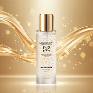 Sérum anti-âge MIRABLOOM GOLD CELLTOX 24K Gold à la niacinamide 100ml, soin anti-rides pour le visage et le corps, éco-responsable, soin de la peau K-Beauty - Product Image 1