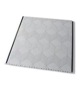 Panneau mural de plafond en plastique <span class=keywords><strong>PVC</strong></span> <span class=keywords><strong>rigide</strong></span> léger <span class=keywords><strong>grille</strong></span> de plafond facile pour décor de salle de sport intérieur extérieur sous-sols d'hôpitaux ignifuges - Product Image 4