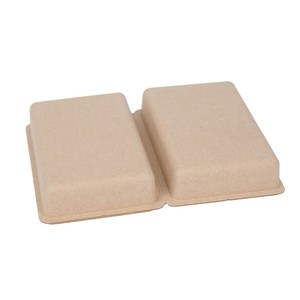 Emballage en pulpe moulée 100 % recyclable, emballage en fibre pressée à l'état humide, boîte d'emballage pour bouteille d'huile - Product Image 6