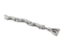 Abrazadera de Tres Secciones ISO-LS de Acero Inoxidable 304 Ajustable Pulida Vibratoriamente de 1.5 a 24 Pulgadas para Uso Comercial/Industrial