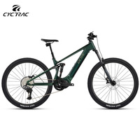 Vélo de montagne électrique à double suspension EM6 4th Soft-tail avec assistance électrique, moteur central M6250, batterie lithium sans fil dissimulée