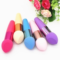 Éponge cosmétique pour poudre libre, tête de champignon lisse, lavable, outil de beauté pour femme