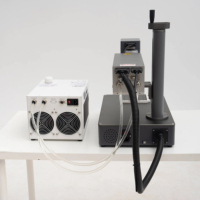 Mesin 3W untuk serat Laser ukiran dalam untuk kulit plastik akrilik multi bahan profesional UV serat Laser menandai