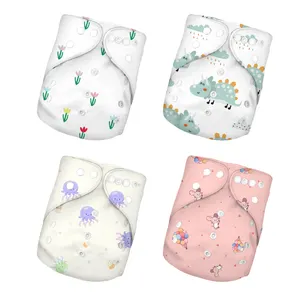 Pañal de tela reutilizable EASYMOM al por mayor pañales lavables e impermeables pantalones bebé recién nacido pañal de tela
