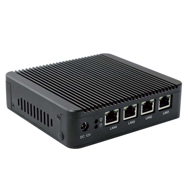 Industrial Embedded Mini Fanless Intel J1900 Quad Core 2.0GHz High Quality Aluminum Alloy Case PC Mini Computer Windows/Linux