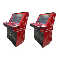 Lefu Lefu-95 Boîte de jeu d'arcade mini avec écran 22 pouces, jeu de combat 2 joueurs, en bois et acrylique, jeux de compétences populaires