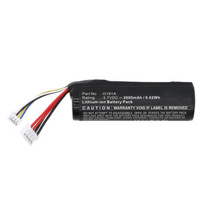 Batterie Li-ion de remplacement 3.7V 2600mAh D181A pour <span class=keywords><strong>Epson</strong></span> B581A PX-S05W WF100 - Product Image 1