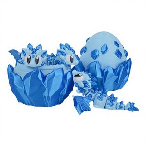 Juego de Huevos de Dragón Impresos en 3D de PLA de Alta Calidad, Coloridos, Figuras Decorativas Divertidas para Regalos de Cumpleaños o Festivos - Product Image 1