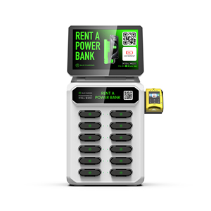 12 Ranuras <span class=keywords><strong>Compartir</strong></span> Power Bank Station Alquiler de batería Pos Pay Pantalla personalizable Contenido publicitario Estación de carga de teléfonos móviles - Product Image 3